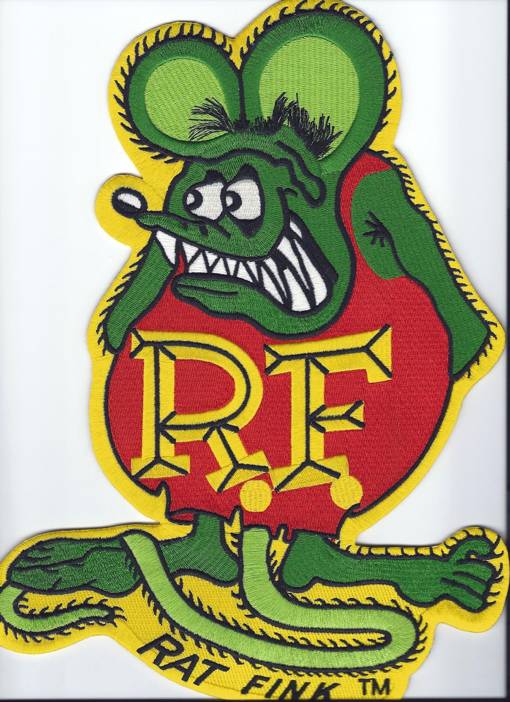 Fink 12 Inch Iron on Patch in Full Color.