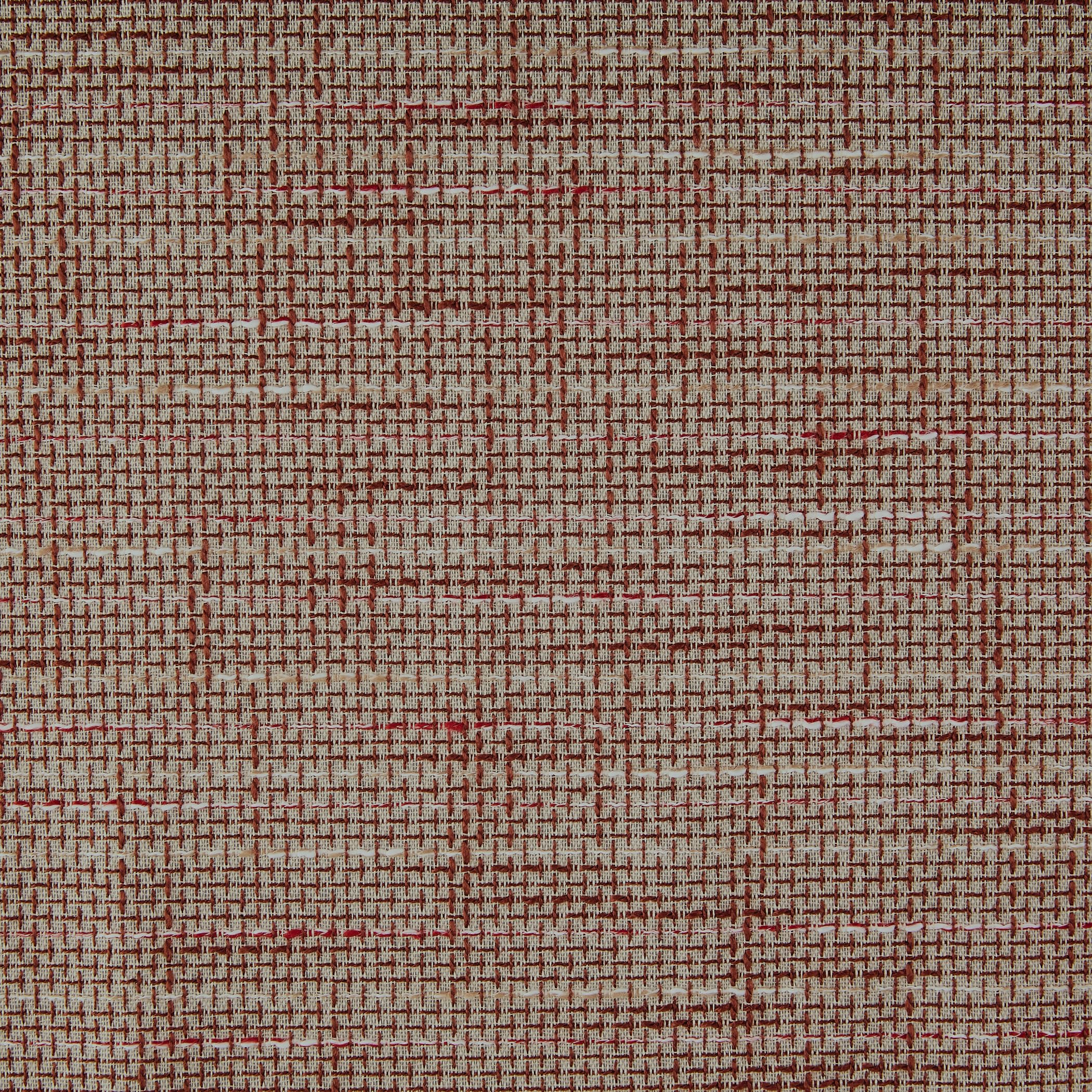Brooks Panel de cortina térmica de arpillera con ojales, 52 x 63 pulgadas, color rojo profundo/lino 8
