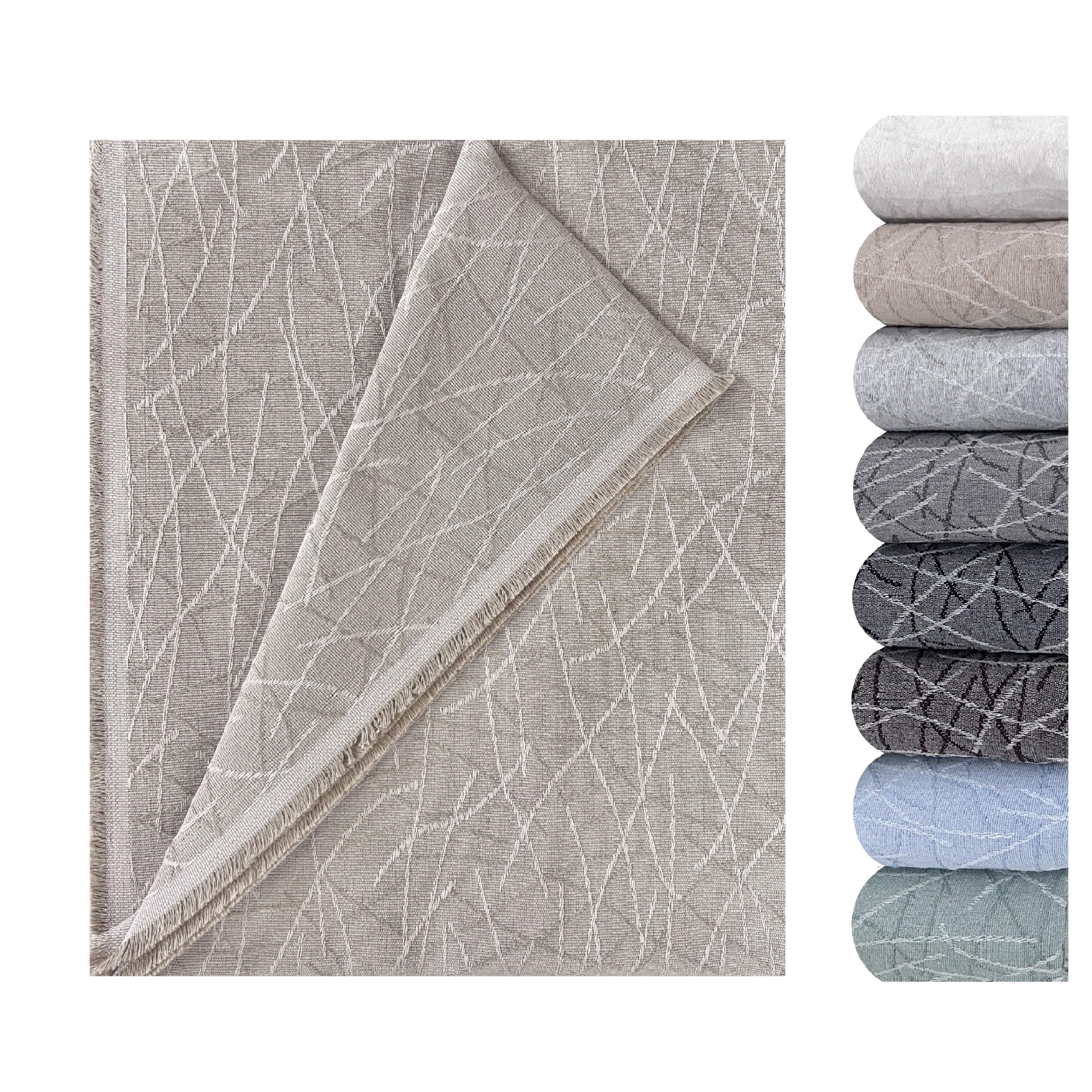 GFD – Colcha Multiusos Lagos para Sofa y Cama, Cubre Sofa, Plaid Sofa, Plaid Cama, Jarapas para Sofas, Foulard Sofa, Manta Cubre Sofa, Colcha Sofa (Camel, 180 x 290)