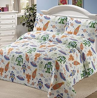 bedding collections kids zone home linen 2pc twin coverlet set for boys multi color space robots and space ships full queen home uni tankers dk bedding collections kids zone home linen 2pc twin coverlet set for boys multi color space robots and space ships full queen home uni tankers dk