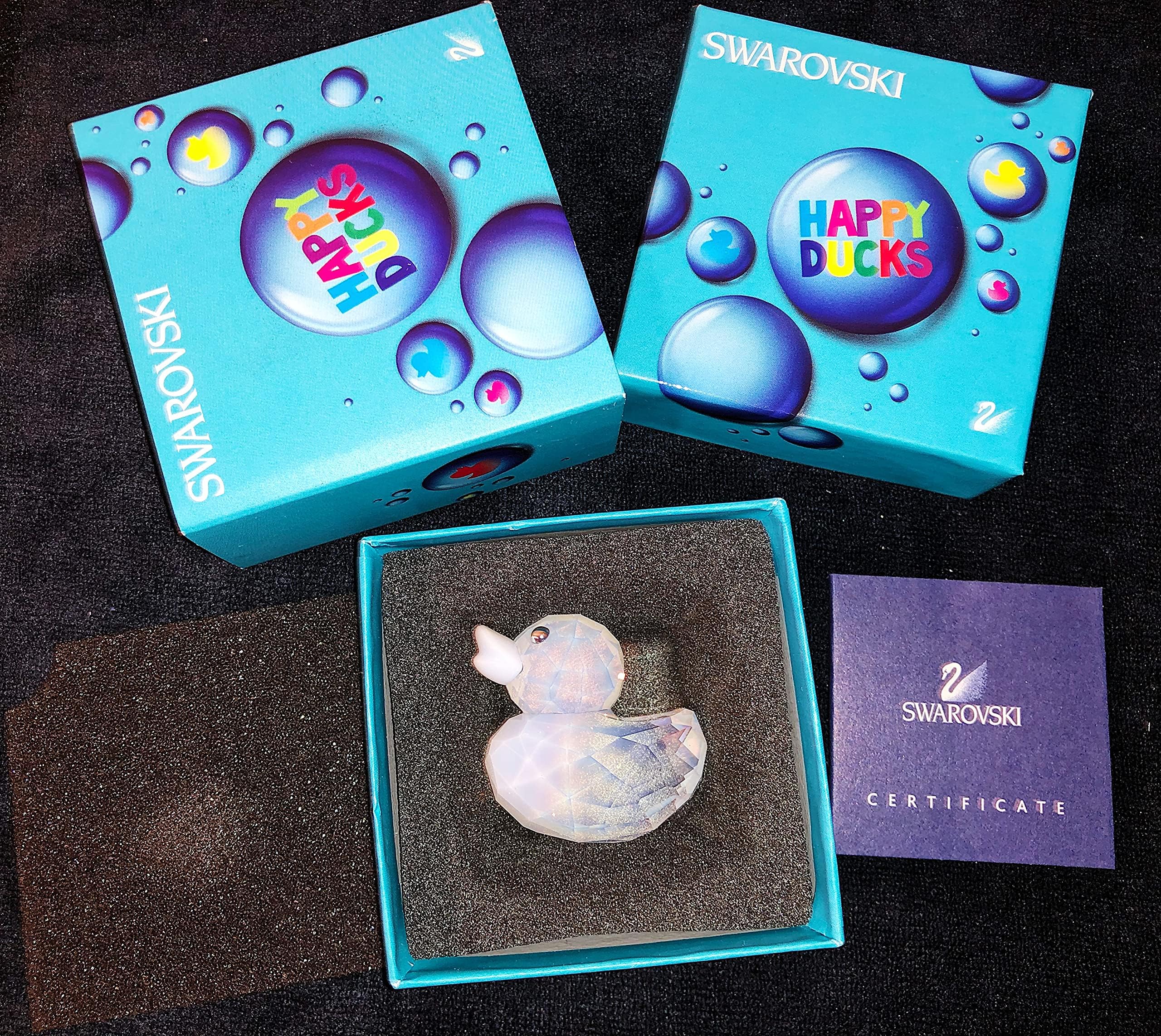 Swarovski Happy Duck Lucky Lee Crystal Figurine - Retired 1041375