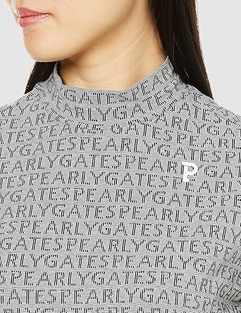 ⭐︎美品⭐︎パーリーゲイツ半袖ハイネックカットソー ジャガードサイズ0 セール】【PEARLY GATES】Puジャガード半袖ハイネックカットソー