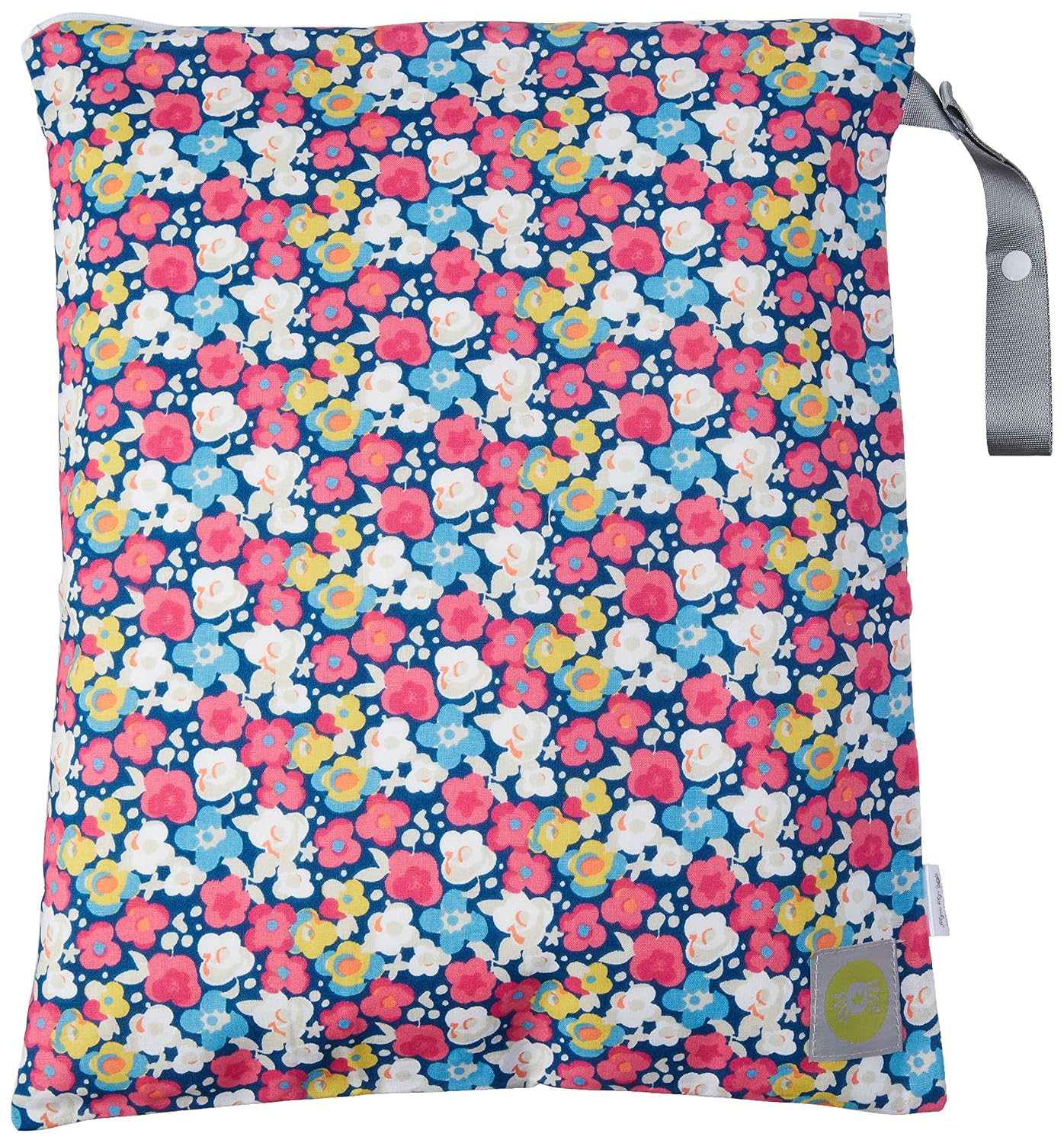 Itzy Ritzy Travel Happens Large Sealed Wet Bag with Adjustable Handle, Posy Pop, Multi