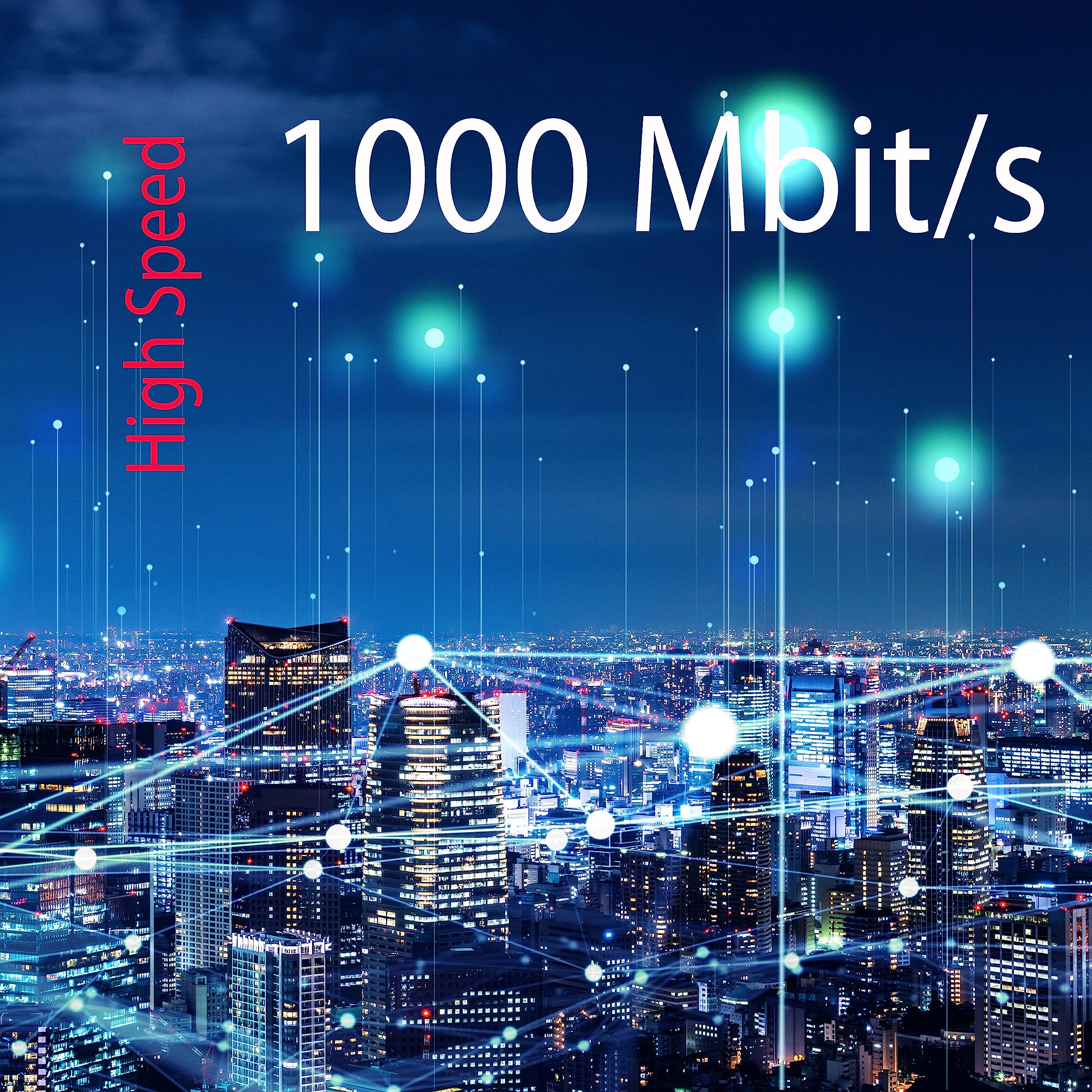 Cavo di rete CAT 6, CAT.6, senza alogeni, cavo di installazione CAT6, cavo di rete, cavo dati Gigabit in rame Ethernet, 50 m