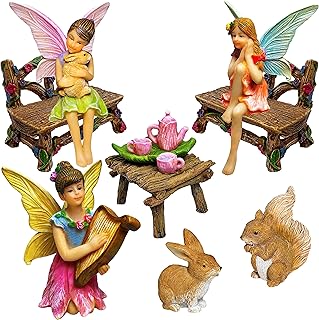 10 Pot Fountain Ideas for Easy DIY Water Features 92 Mood Lab Fairy Garden - Miniature Figurines & Accessories Starter Kit - ...