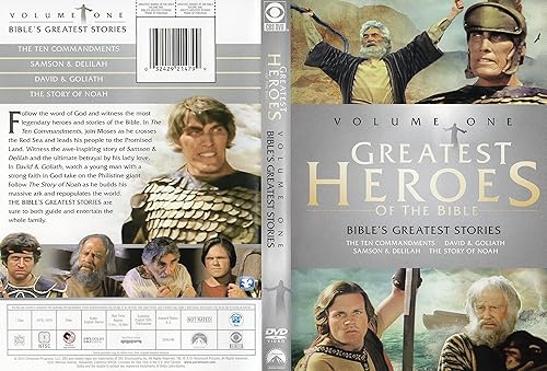 Greatest Heroes of the Bible Volume One - The Bible's Greatest Stories The Ten Commandments The Story of Noah David & Goliath Samson & Delilah