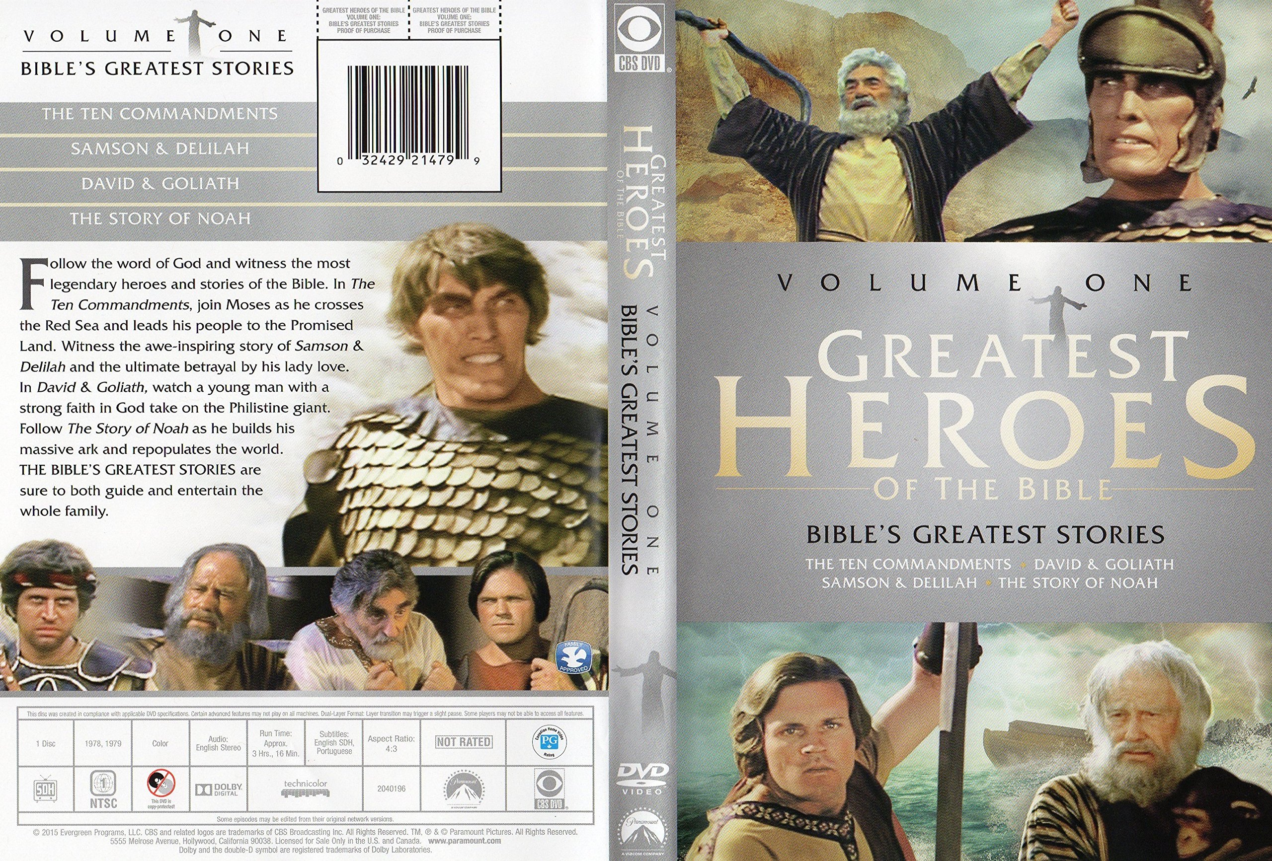Greatest Heroes of the Bible: Volume One - The Bible's Greatest