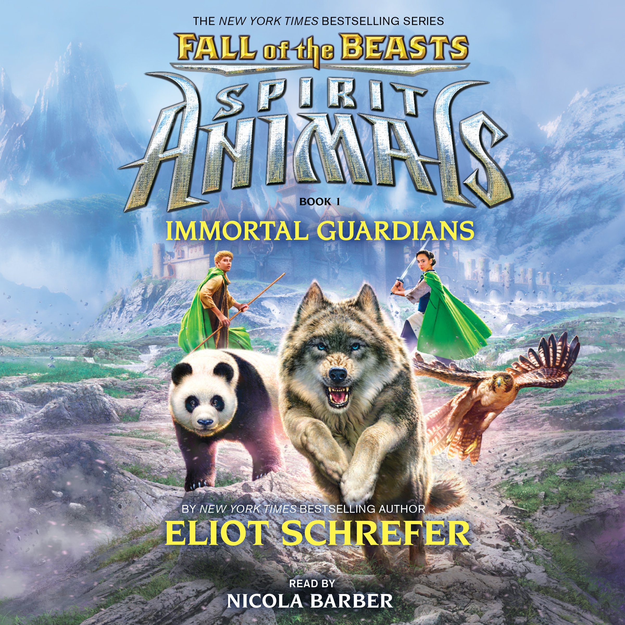 Cover art for Immortal Guardians (Spirit Animals: Fall of the Beasts, Book 1)