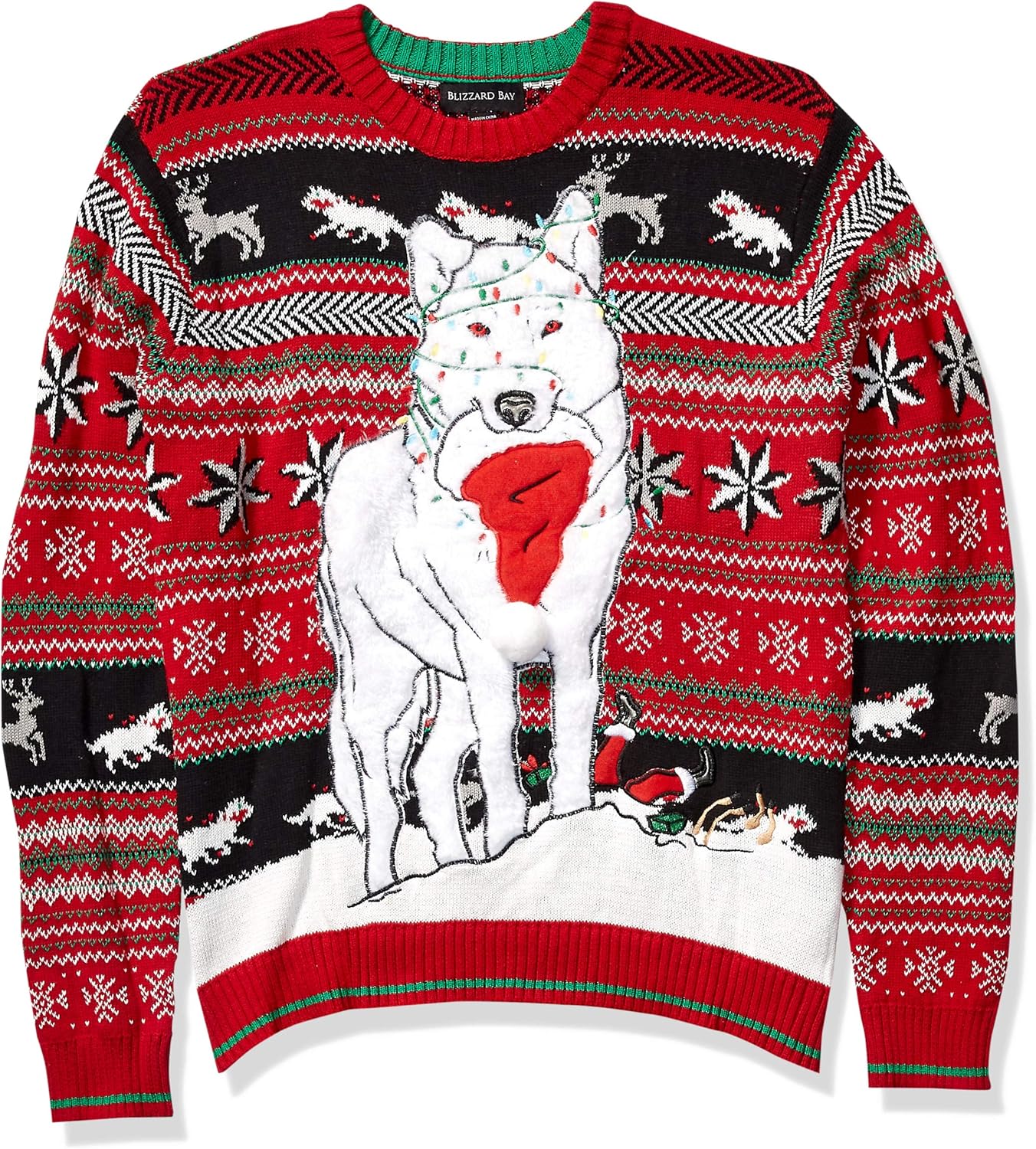 Wolf christmas sweater Clearance