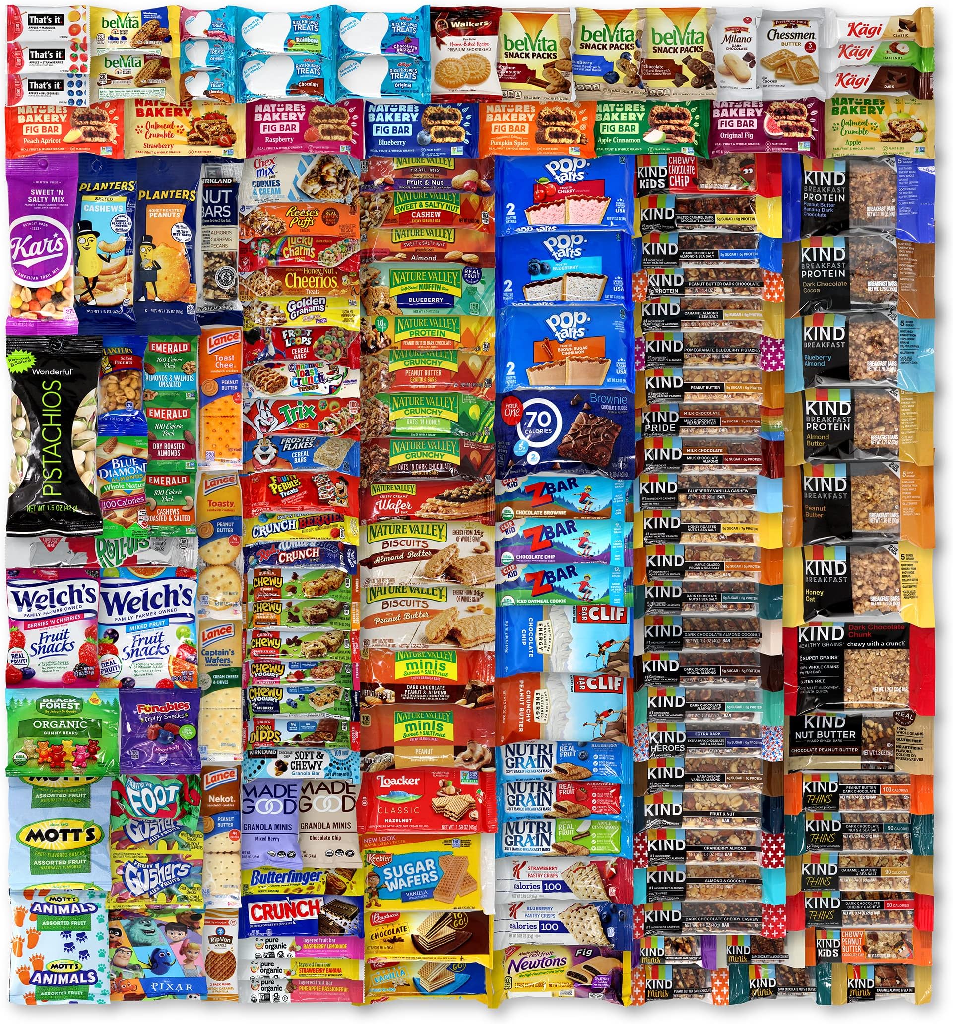 Niro Assortment | Ultimate Snack Boxes | Bar Variety Pack | Snack Box for Adults | Snacks Care Package | 30 Count Variety Pack