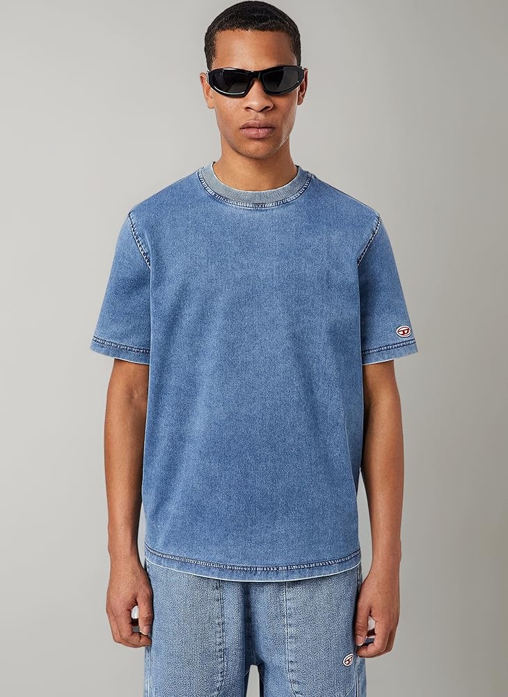 Amazon | (ディーゼル) SS22 メンズ Tシャツ デニム ジョグ