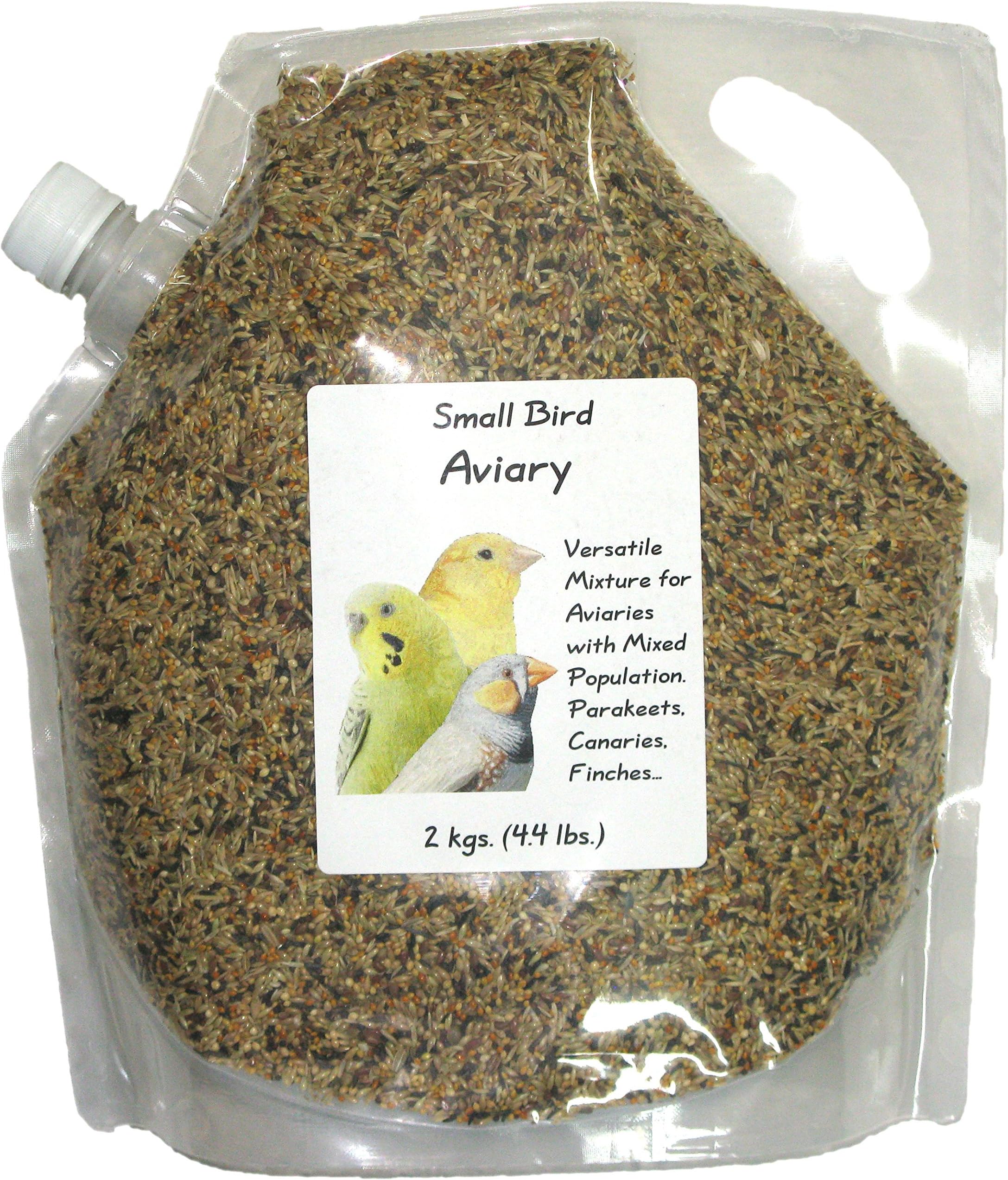 Small Bird Aviary, 2 kg (4.4 lbs) Pour Spout Bag