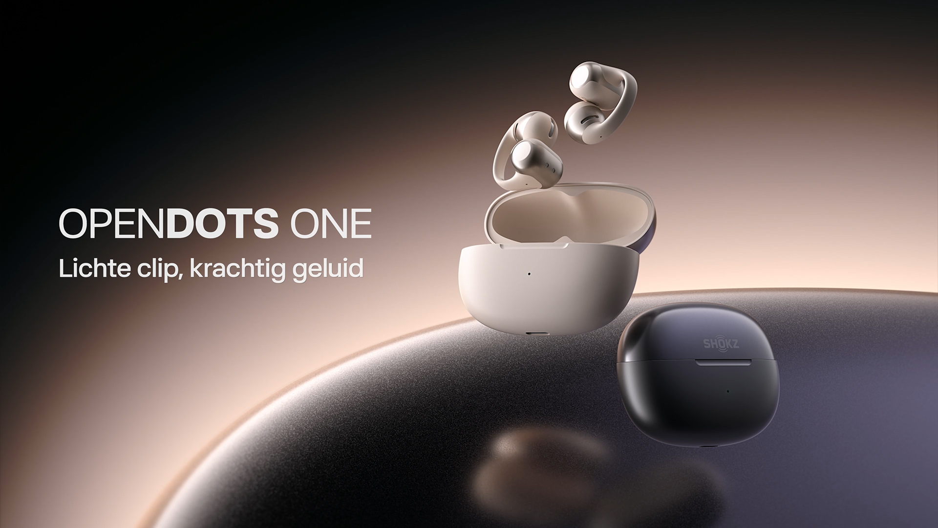 SHOKZ OpenDots ONE Open Ear Earbuds, Dolby Audio 6.5g Clip-On