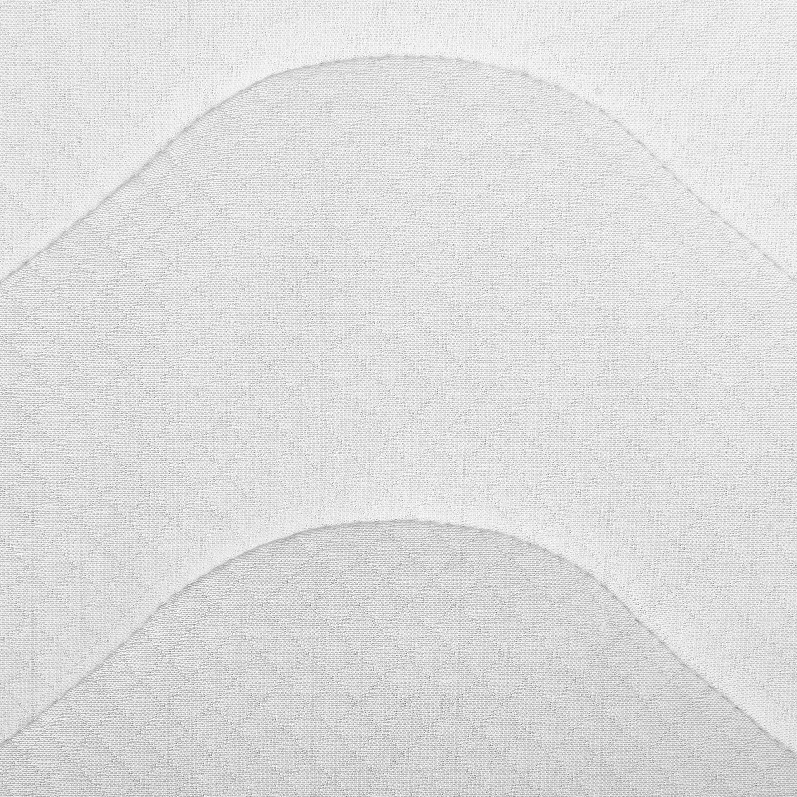 Beliani Wasserbettbezug mit Reißverschluss 160x200cm Baumwolle weiß Matratzenbezug Pure