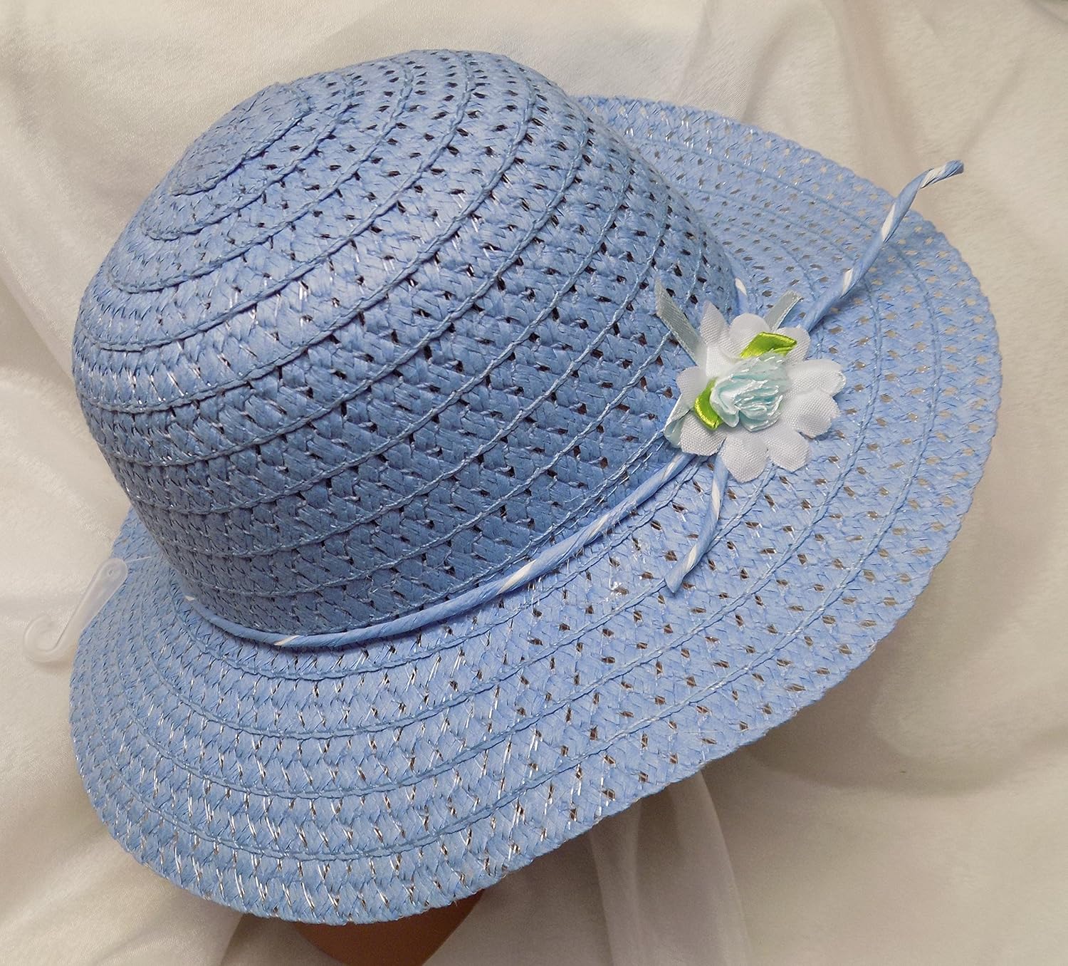 Periwinkle Easter Hat Easter Bonnet Spring Hat Teaparty Pink