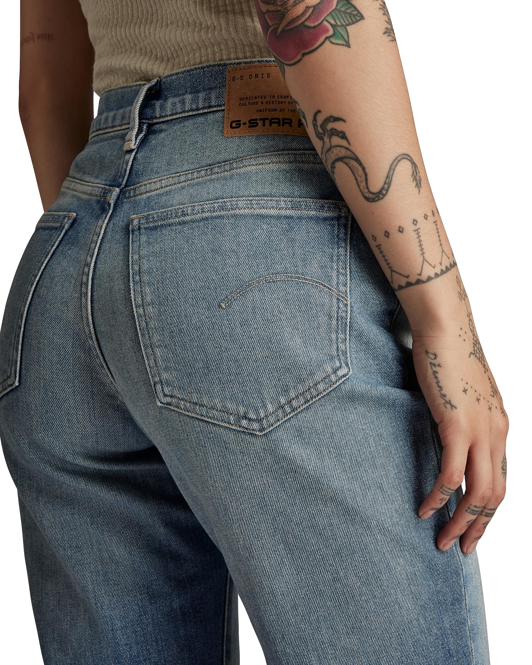 G-STAR Viktoria High Straight Jeans Jeans Mujer