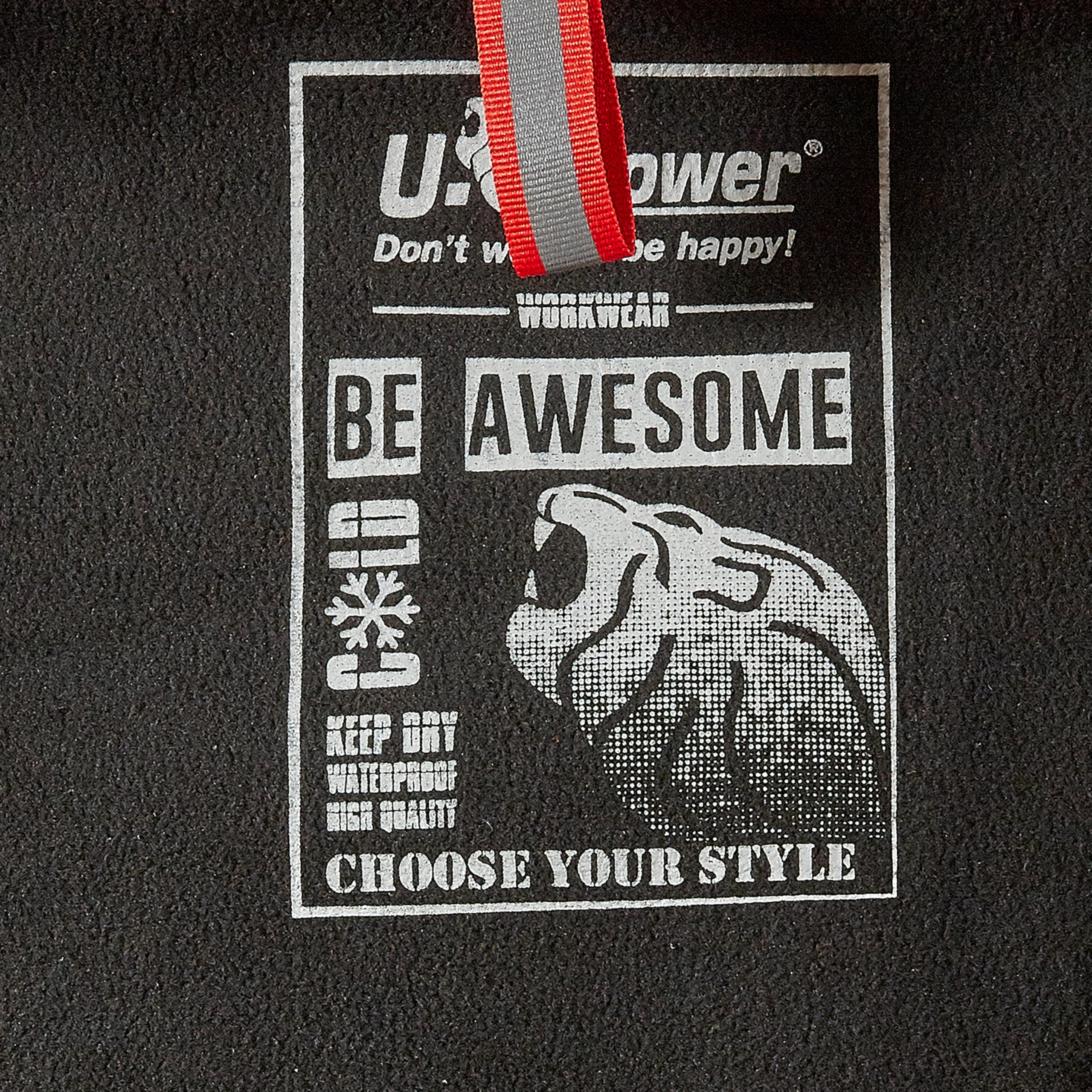 U-Power FU187AG Linea FUTURE model SPACE kurtka softshell z membraną U-Tex, 96% poliester/4% elastan, szary asfalt, rozmiar 3XL