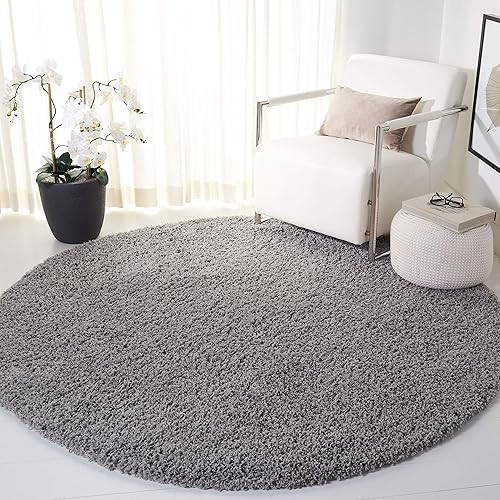 Vista 106 de SAFAVIEH Venus Shag Collection - Alfombra decorativa, 2 pies 7 pulgadas x 5 pies, color marfil, diseño sólido, no desprende pelusa y de fácil