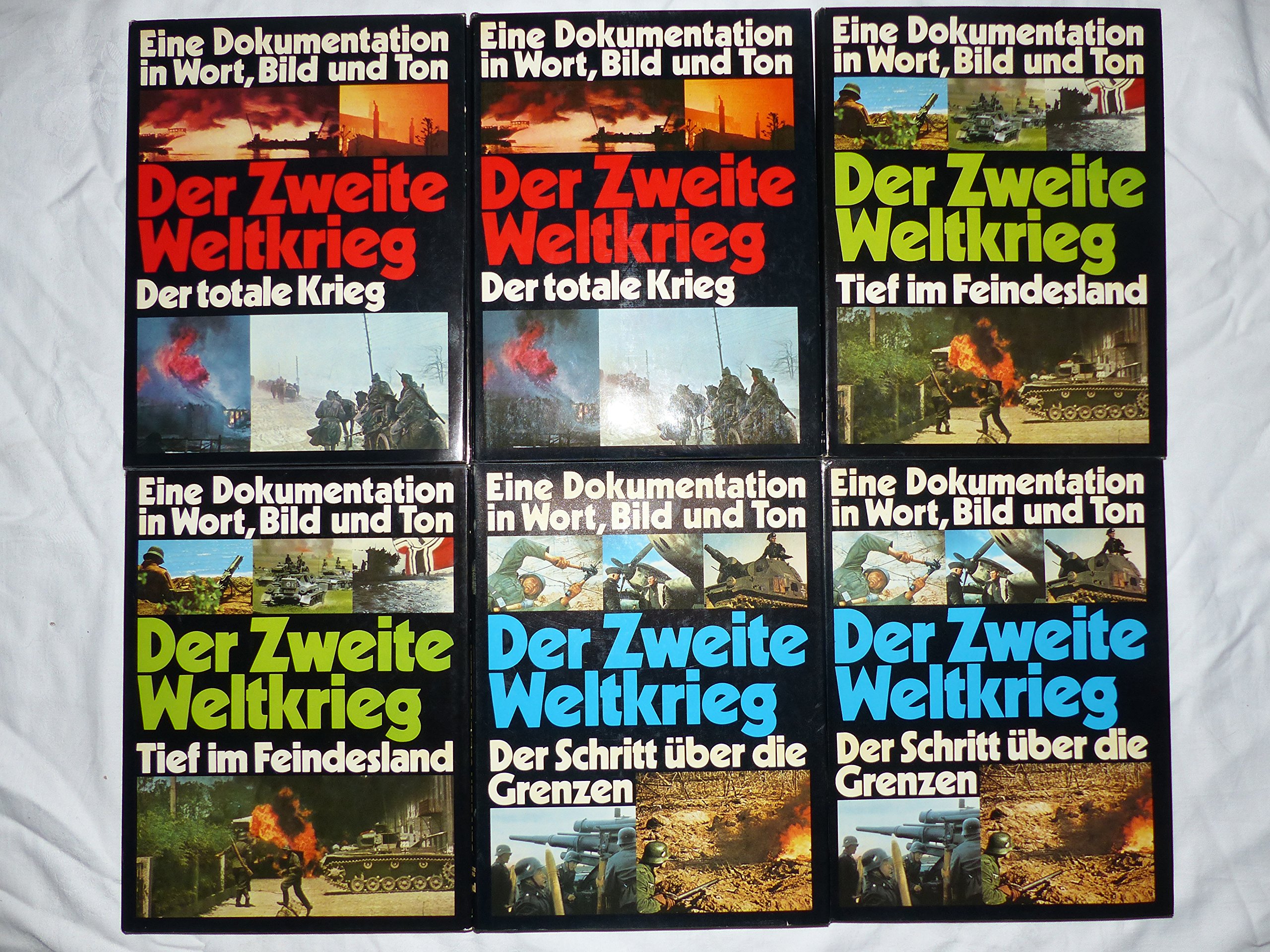 Der Zweite Weltkrieg. Eine Dokumentation in Wort, Bild und Ton. 3.Teil: Der totale Krieg (in zwei Bänden). (= Das Dritte Reich Sammeldokumentation - Ein Volk, ein Reich, Ein Führer).