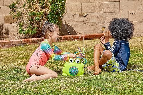 Miniatura 2 de JOYIN Rociador de agua para niños con tubos de agitación, lengua giratoria y ojos para niños, juguetes de agua para patio al aire libre y