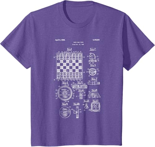 Miniatura 58 de clásico tablero de ajedrez conjunto camisa – Viejo Juego Knight peón Queen, mujer S, Jaspeado oscuro Negro,Azul Marino,Asfalto,Azul