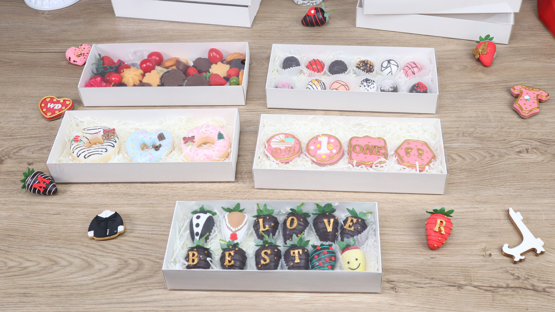 Amazon.com: TEMLQPACK 20Pack 12x 4.8 x 2Inches Clear Chocolate