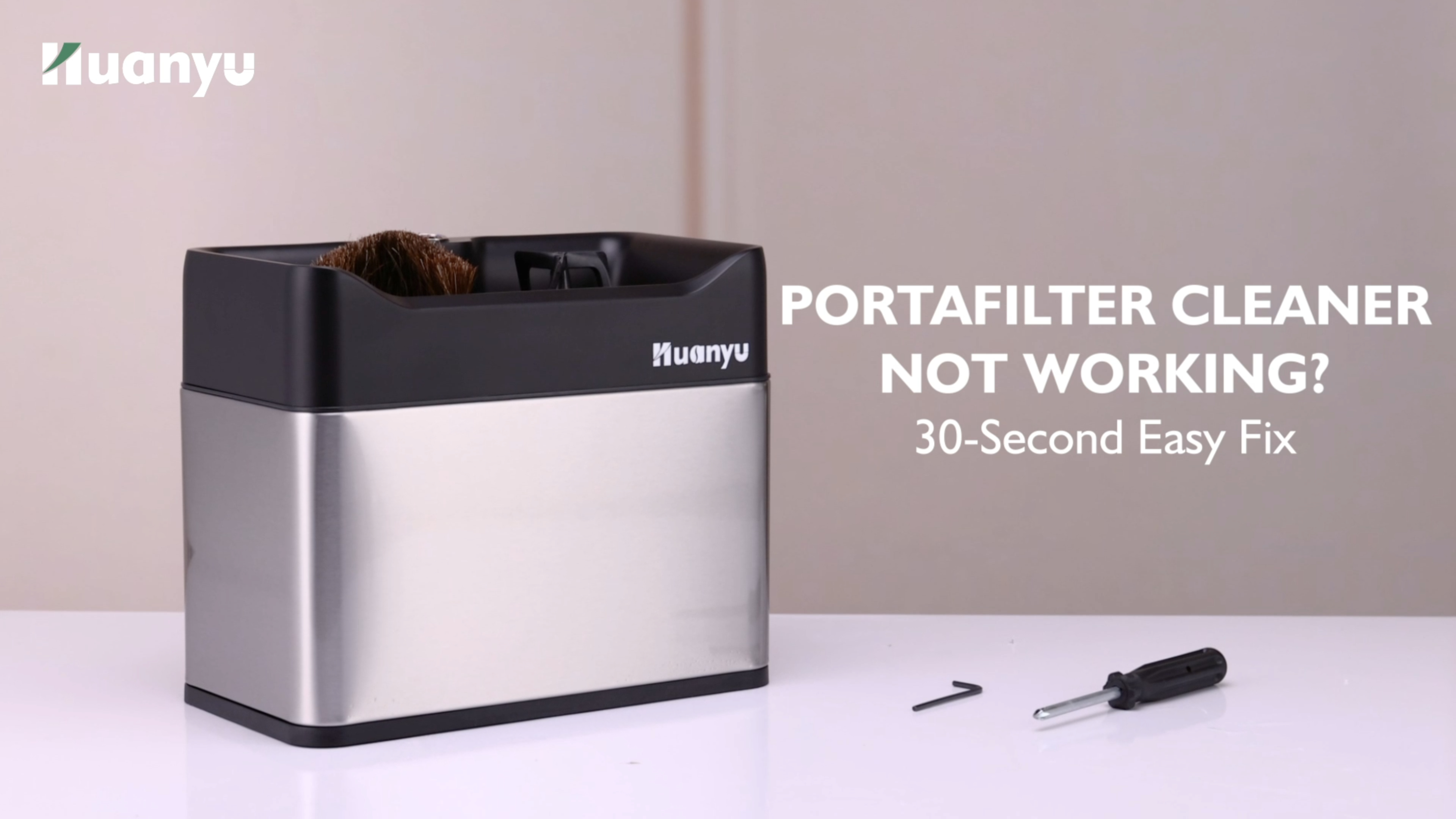 Amazon.com: Huanyu 3L Automatic Portafilter Cleaner, 3-Way