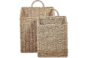 Trademark Innovations Hanging Wall Mounted Wall Baskets