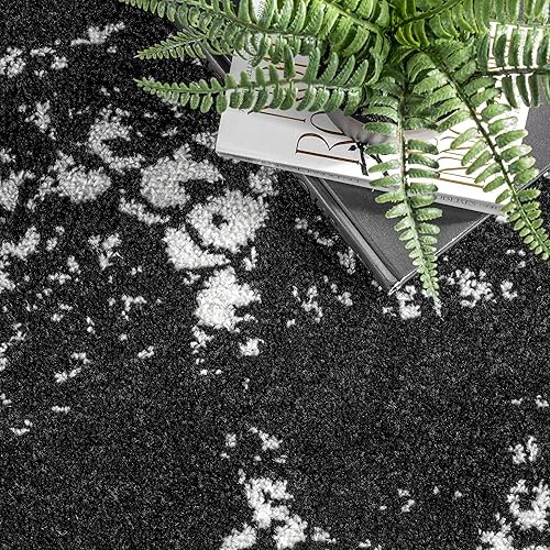 Miniatura 8 de nuLOOM Thomas Paul Serpent - Alfombra de área, 5x8, color blanco y negro