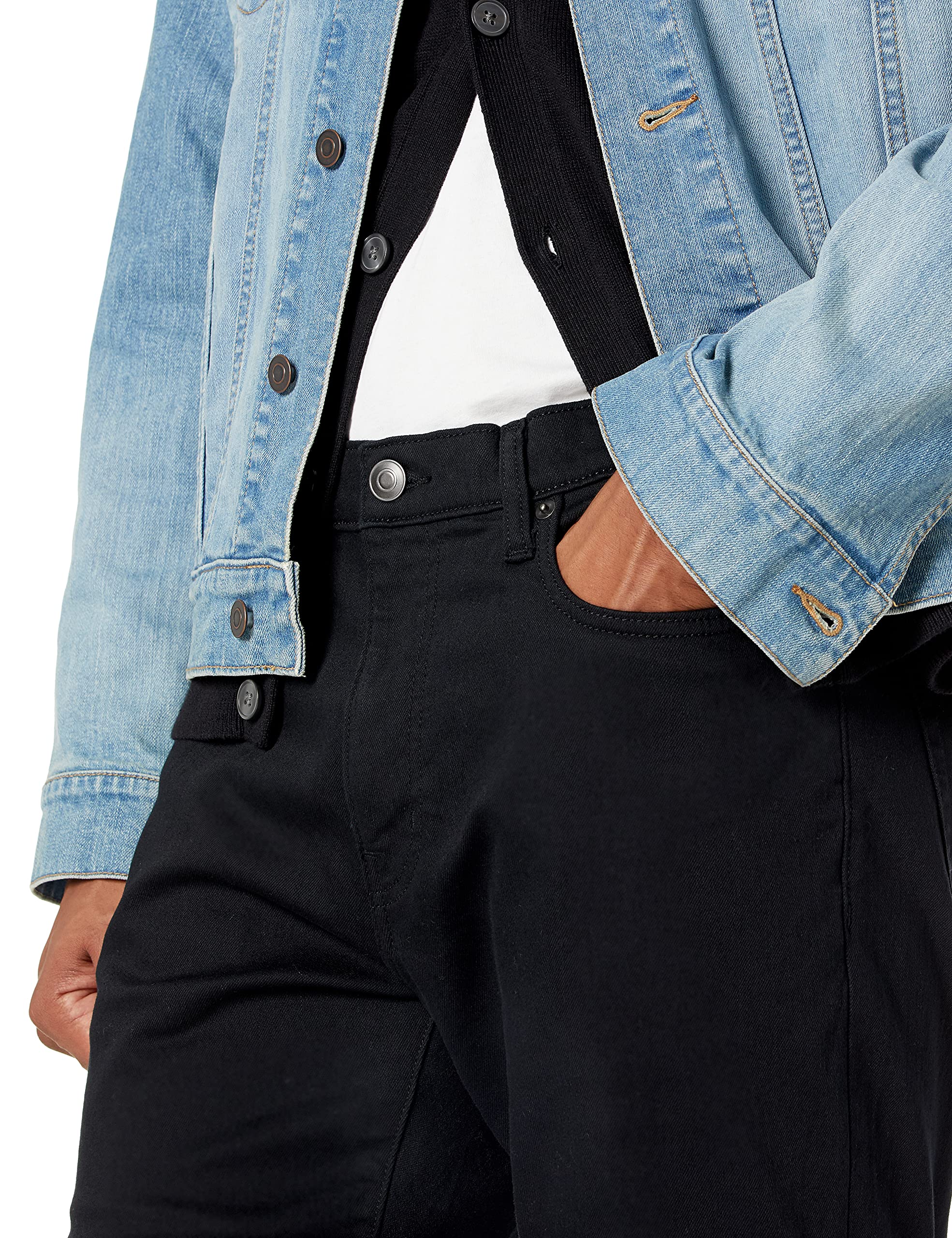 Amazon Essentials Jeans Slim Fit Elasticizzati, Bootcut - colori fuori produzione Uomo