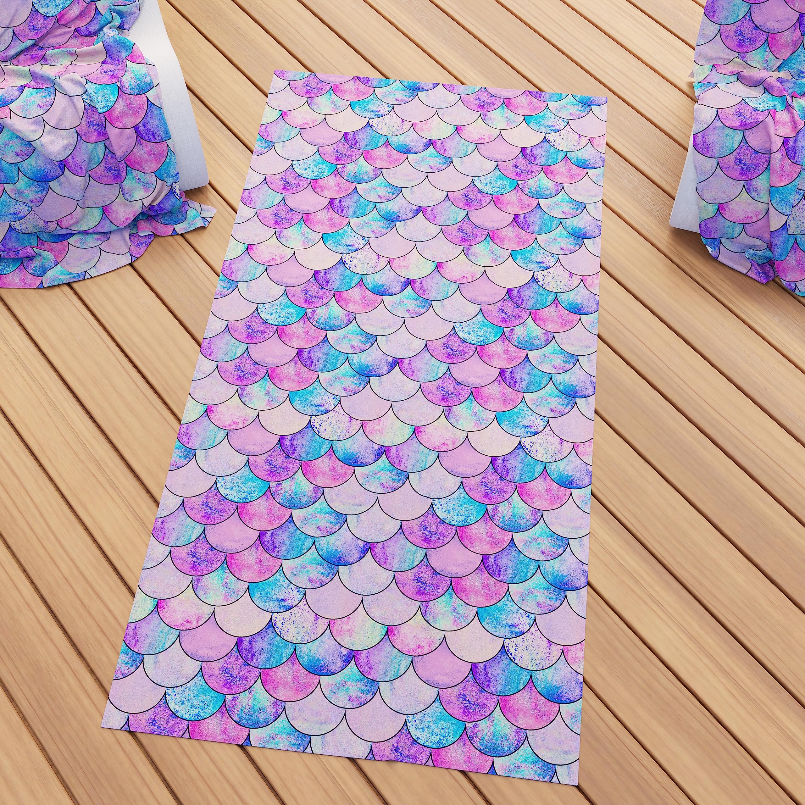 PETTI Artigiani Italiani, Microfibre Beach Towel, Beach Towel or Pool, Towel for Beach Bed Beach Towel 90 x 180 cm