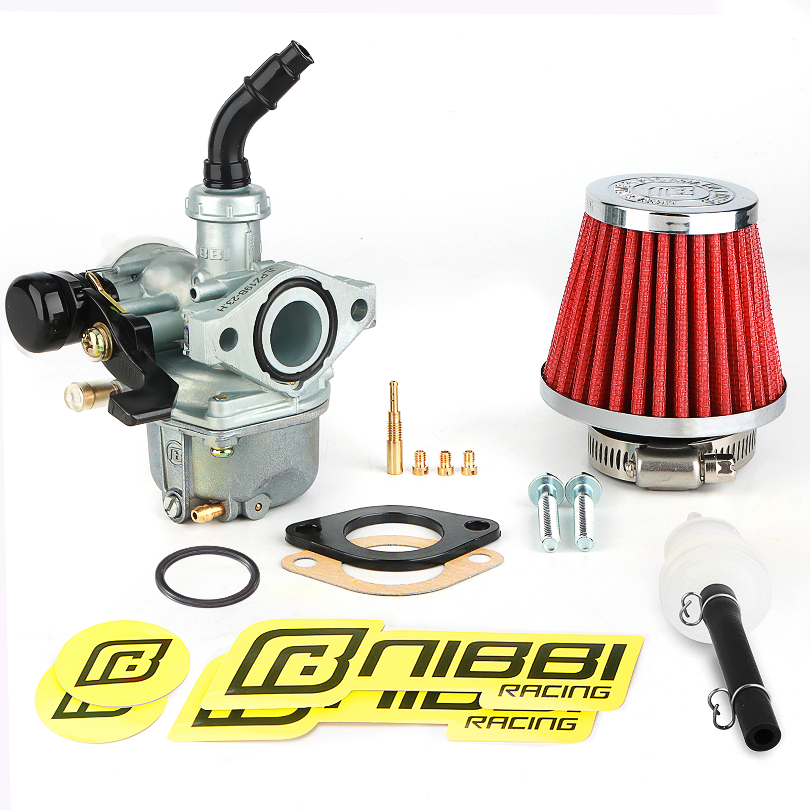 アガベ airboze19 NIBBI PZ19 Carburetor Kit 19mm Carb for 50cc 70cc 90cc 110cc 125cc