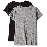 Amazon Essentials T-Shirt Tecnica Girocollo Elasticizzata Asciugatura Rapida (Anche)