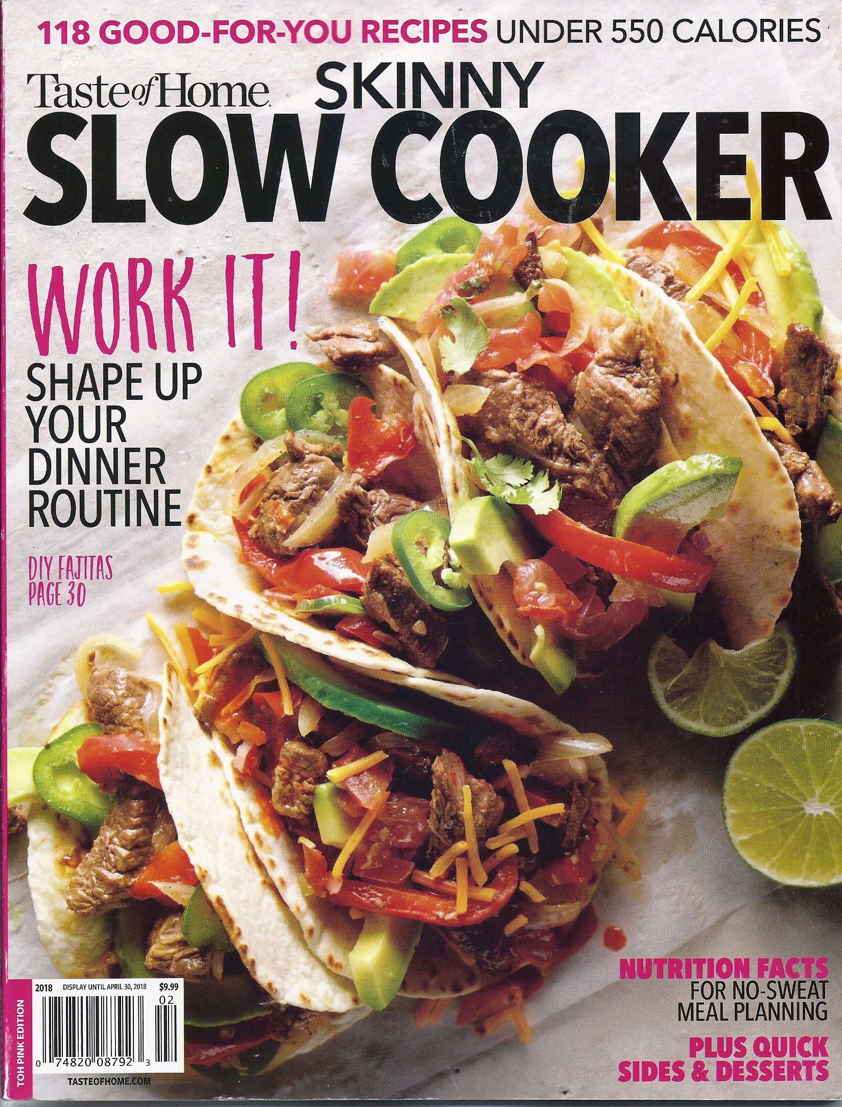 Taste of Home Skinny Slow Cooker 2018