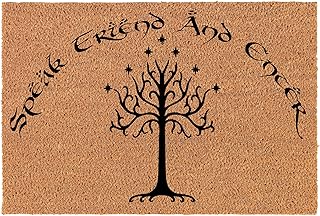 Welcome Doormat Coco Coir Door Mat Speak Friend and Enter (30