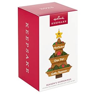 Hallmark keepsake christmas ornament 2023 seasons gardenings gift for gardeners  urban country home decor