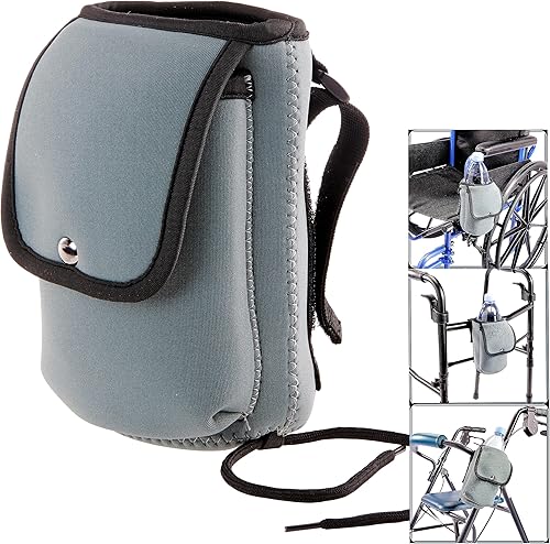 High Road Soporte de neopreno para botellas y bolsa para teléfono para equipos de movilidad y scooters eléctricos, portavasos para cochecitos,