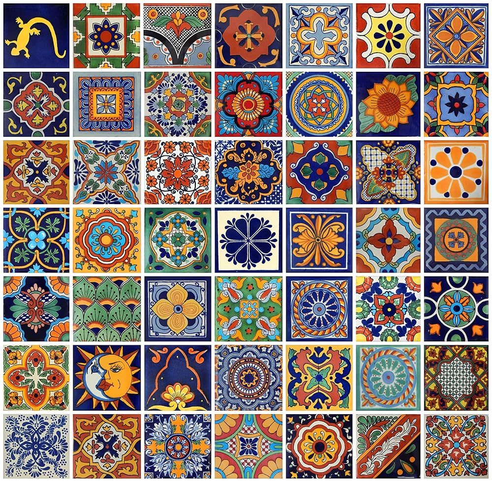 メキシカンタイル 10x10cm 70枚まとめ売り 【公式通販】