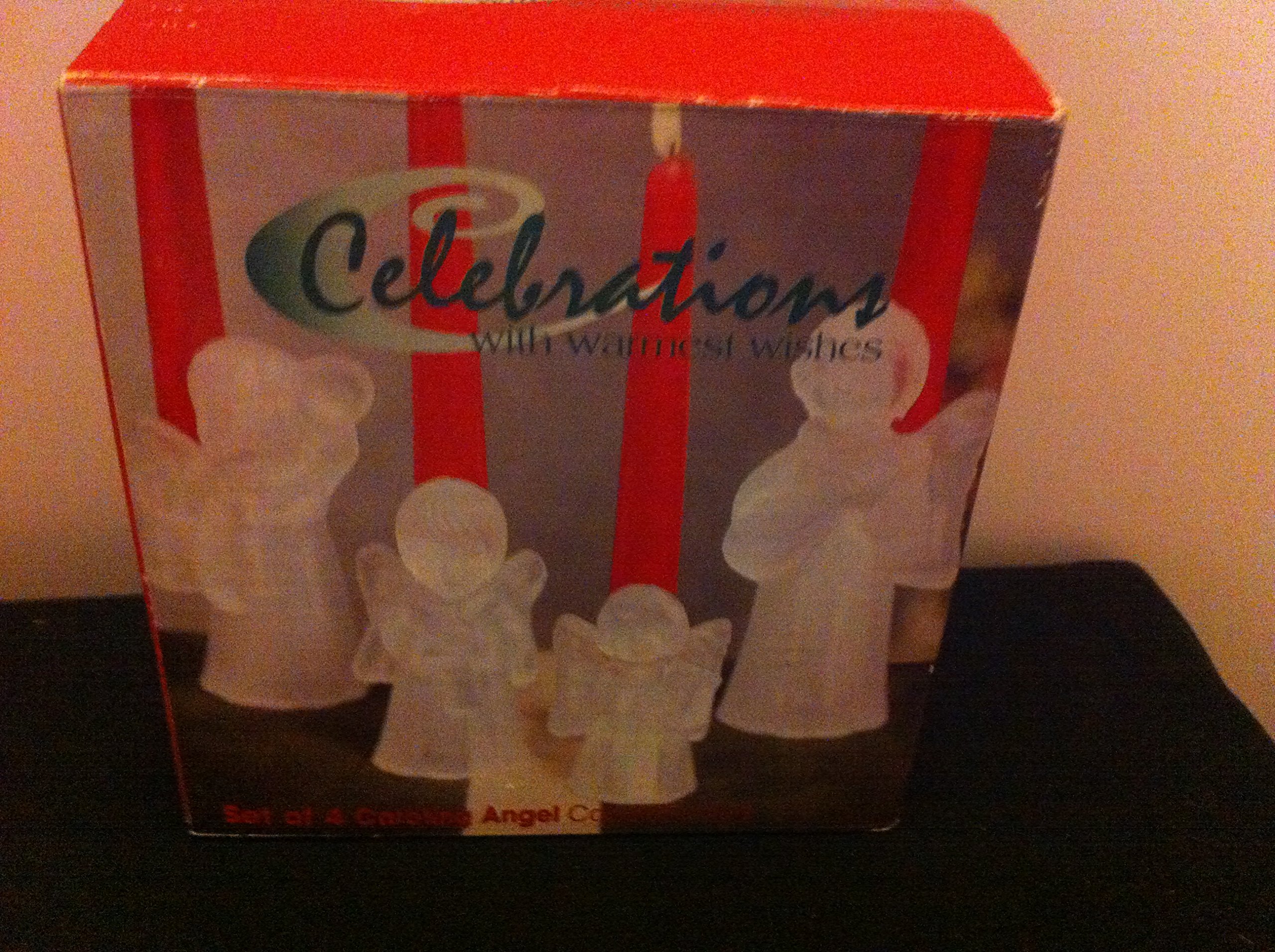 Caroling Angel Candleholders (Set of 4)