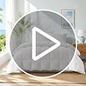 Twin Comforter,Lightweight Feather Down Fiber Summer Duvet Insert for Hot Sleepers,Hypoallergenic Soft Breathable Cooling Comforter with 8 Tabs,Hotel Luxury Mellow Sleep Comforters for All Seasons