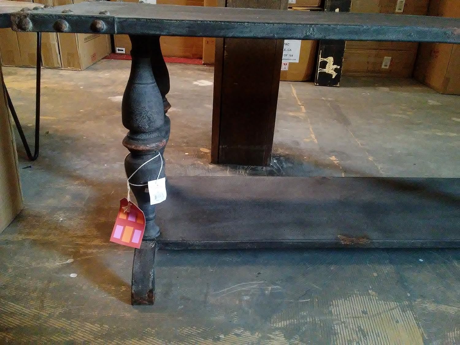 Foreside Industrial Baluster Coffee Table