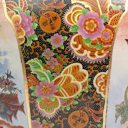 Miniatura 5 de ORIENTAL Furniture - Maceta de porcelana, multicolor