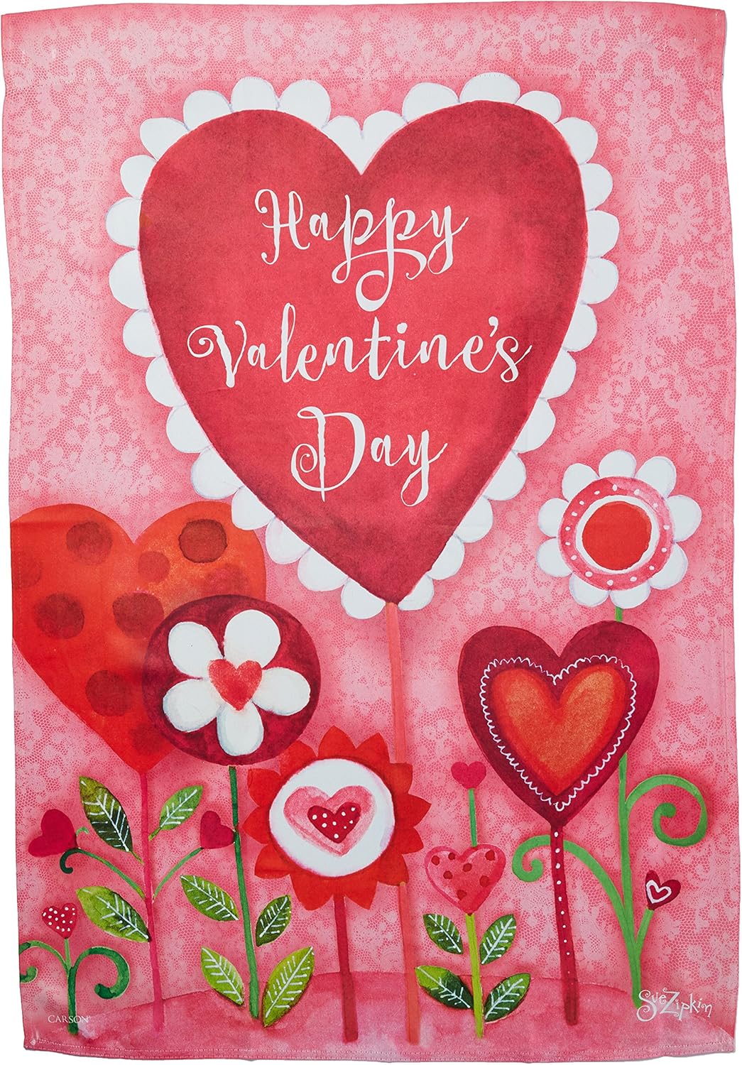 Carson Home Accents Outdoor Flag, America Basket, Large