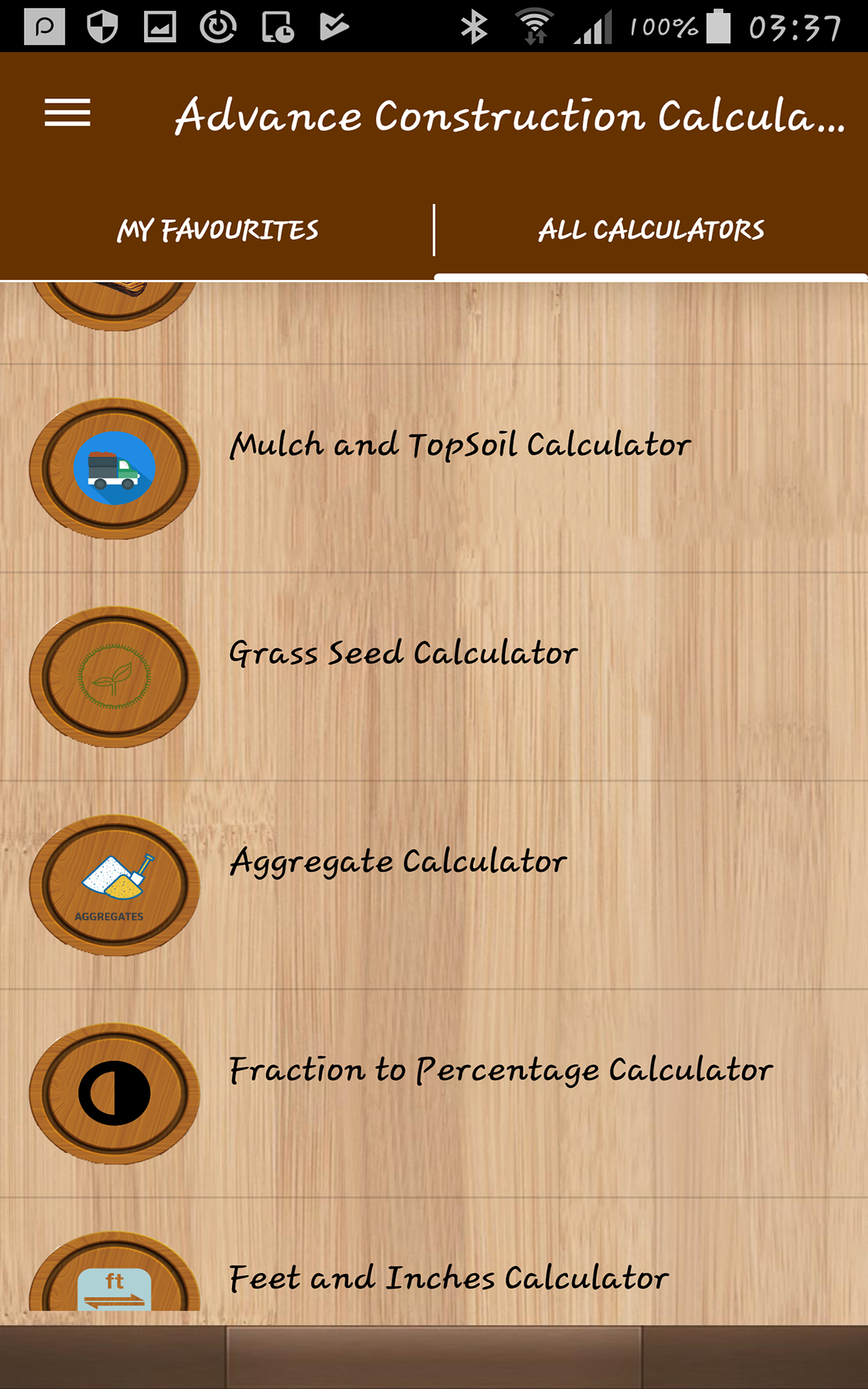 Advance Construction Calculators Free App on Amazon Appstore