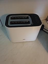 Tostadora Braun HT 3010 WH - 7 Niveles De Tostado Y Cajón Extraíble Para Migas - Color Blanco