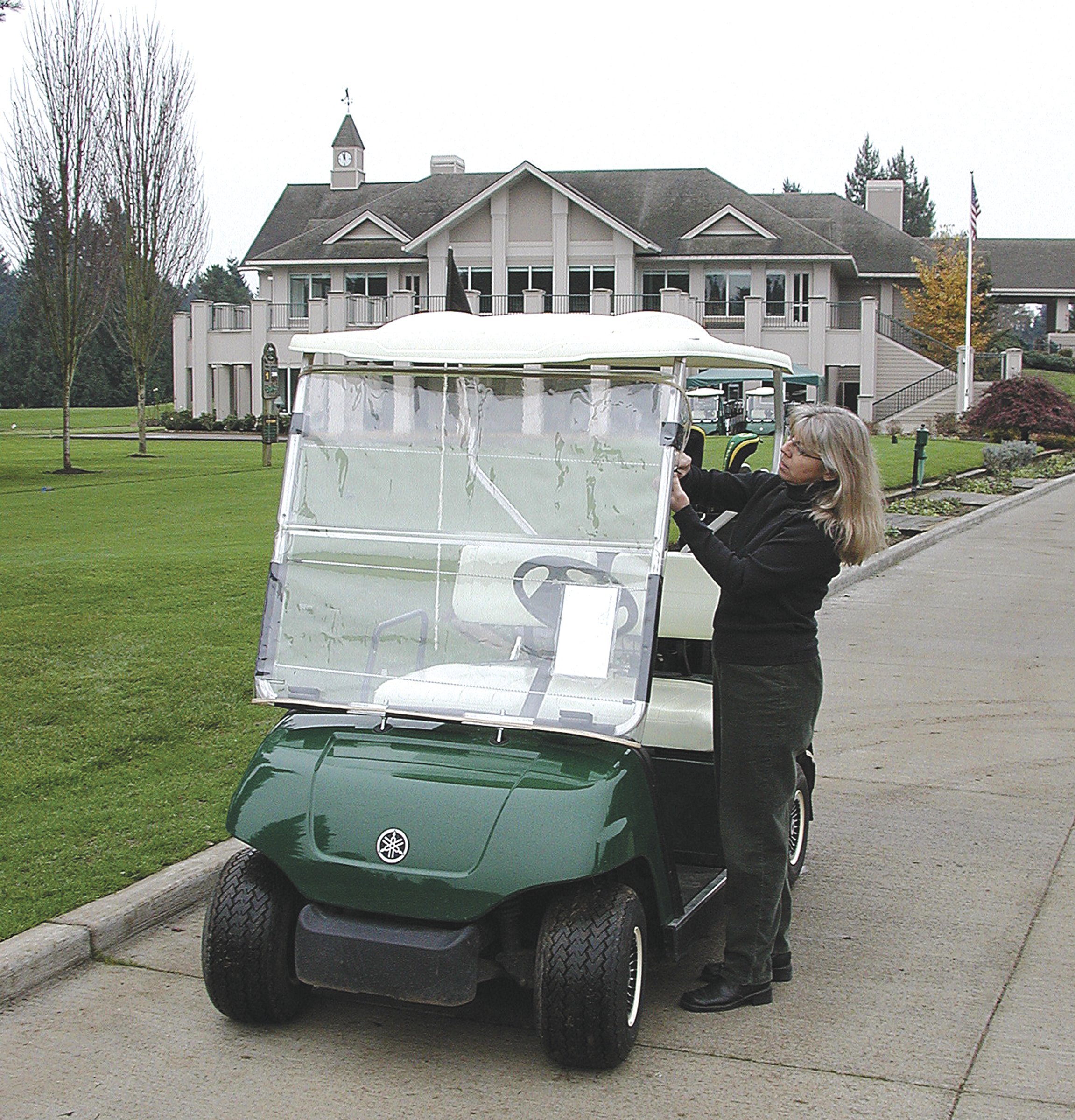 ProActive Sports CartShield Portable Golf Cart Windshield, Universal Fit