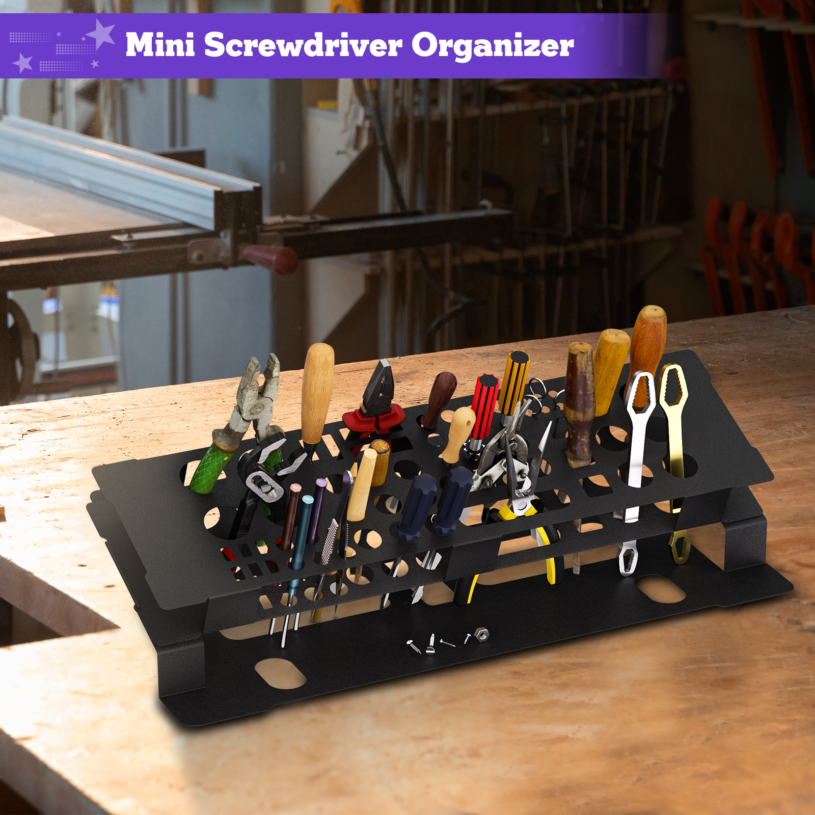 REGAL タイイングツール 黒 Amazon.com: Mordx Screwdriver Storage Rack for Desktop,Screwdriver
