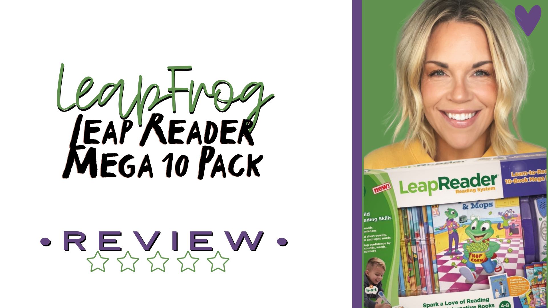 Watch LeapFrog Leap Reader Mega 10 Pack Review on Amazon Live