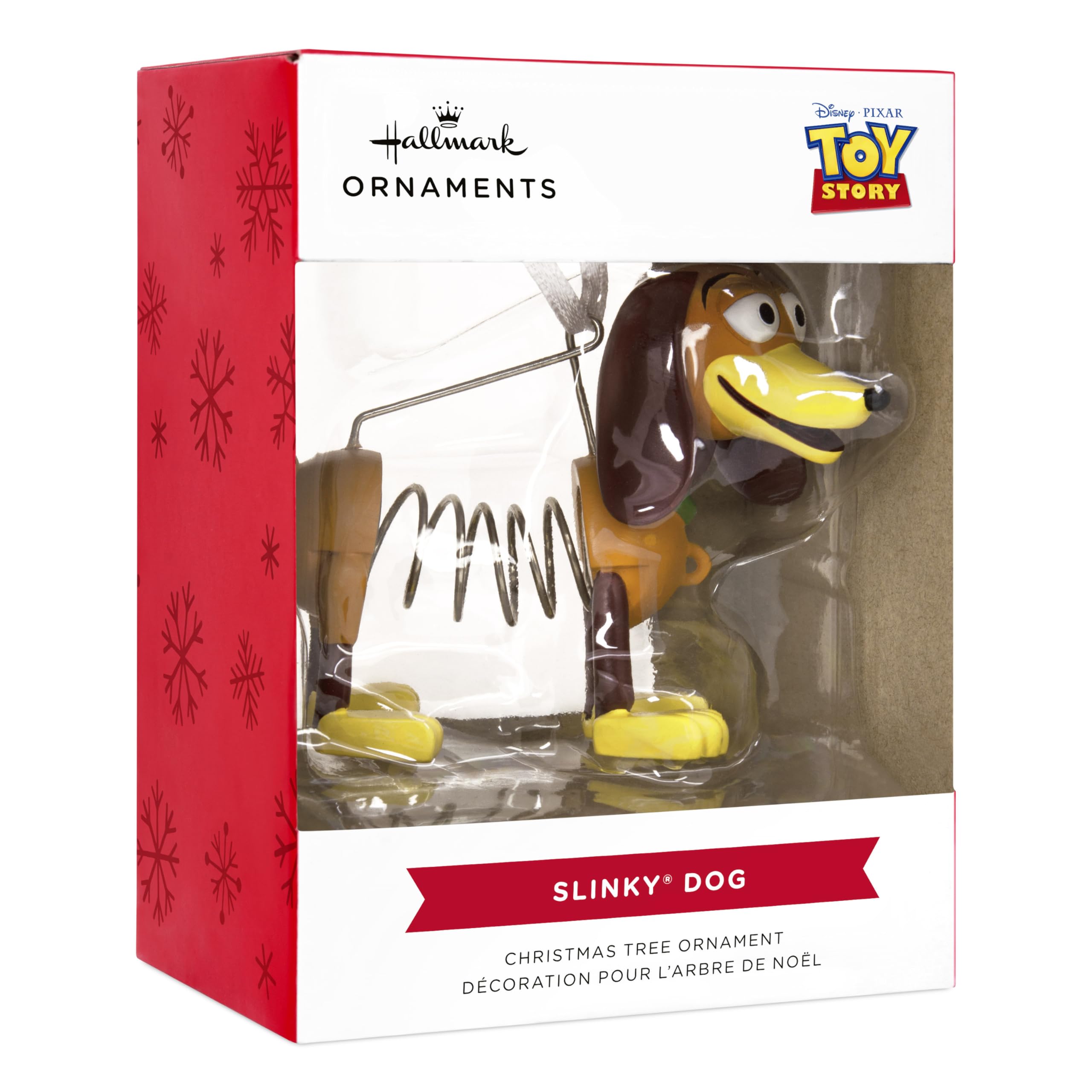 Hallmark Slinky - Adorno de Perro, decoración de árbol de Toy Story, Adorno Colgante de Disney, Adorno Colgante de Navidad, Regalos para Navidad