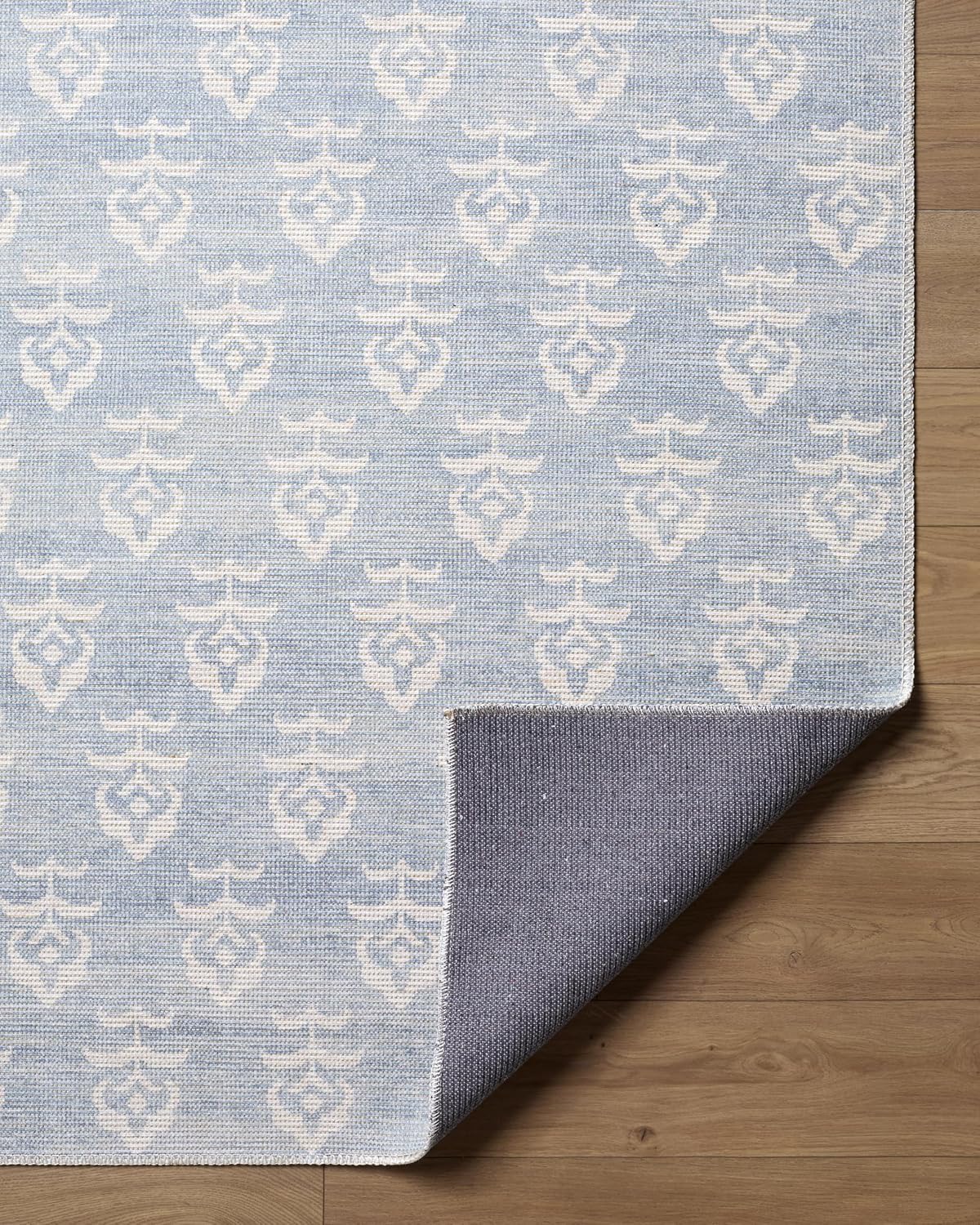 Livabliss x Jenni Yolo Home Flora Modern Area Rug, 5'3" x 7', Blue